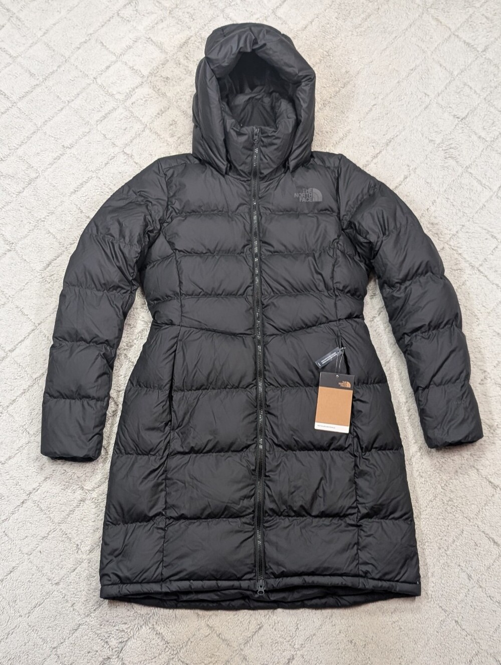 The North Face Jacket Womens M Black 550 Down Puffer Metropolis Parka NEW